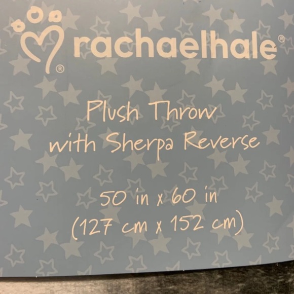 Dog Puppy Plush Throw w/ Sherpa Reverse Blanket 50" x 60" NEW - Picture 3 of 4